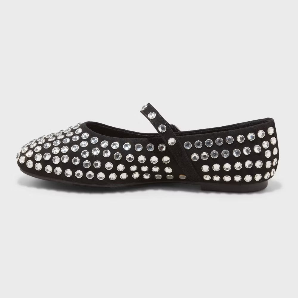 Kids' Toree Rhinestone Ballet Flats - art class - CHOOSE SIZE / COLOR