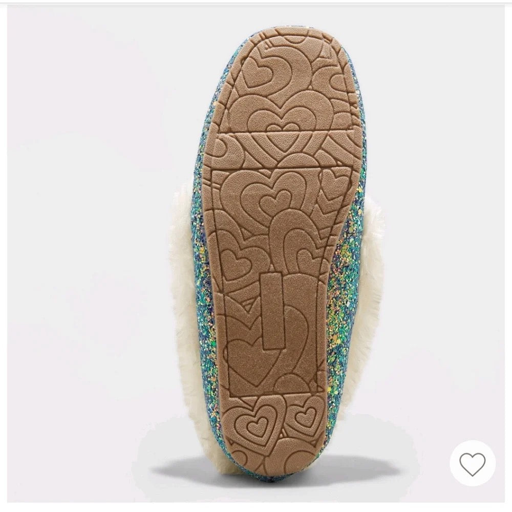 Cat & Jack Girls Paige Moccasin Slip-On Slippers Multicolor - CHOOSE SIZE
