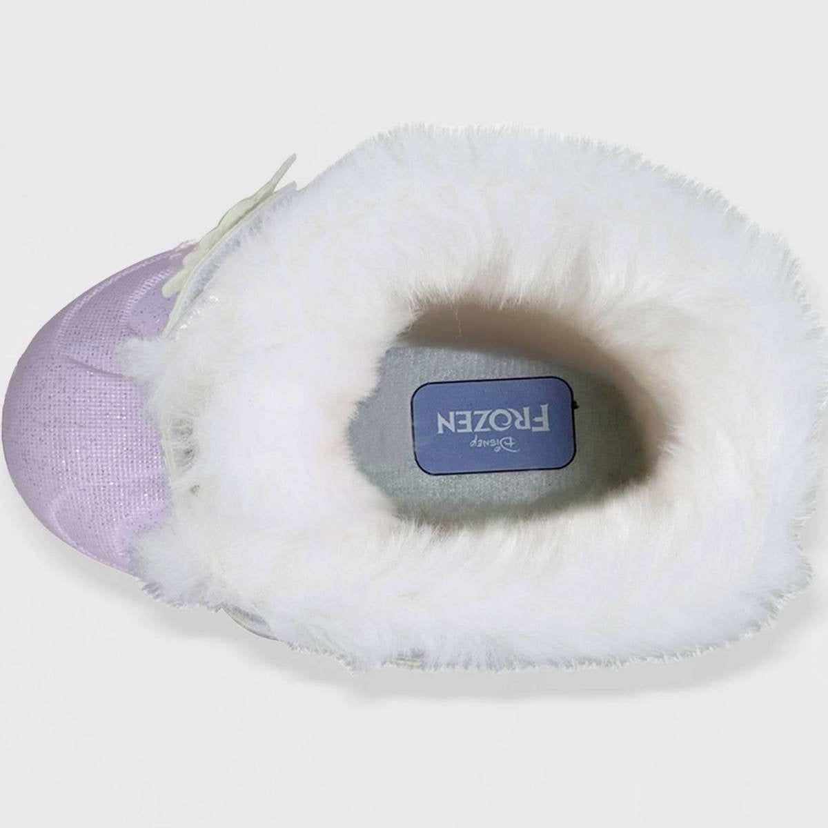 Toddler Girls Frozen Disney Faux Fur Winter Boot - CHOOSE SIZE