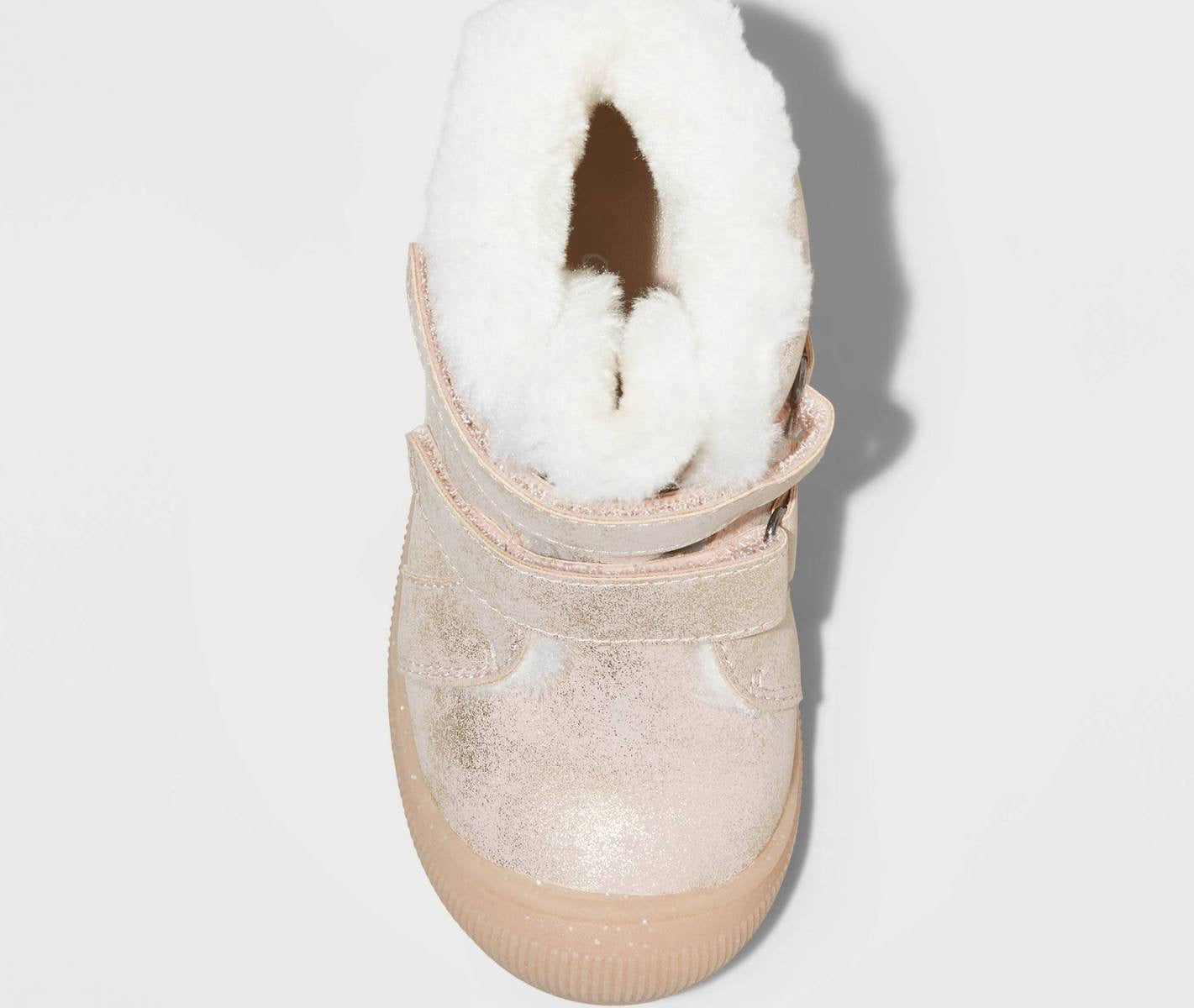 Cat & Jack Toddler ELI Winter Fur Shearling Lined Treaded Boots Pink - CHOOSE SIZE