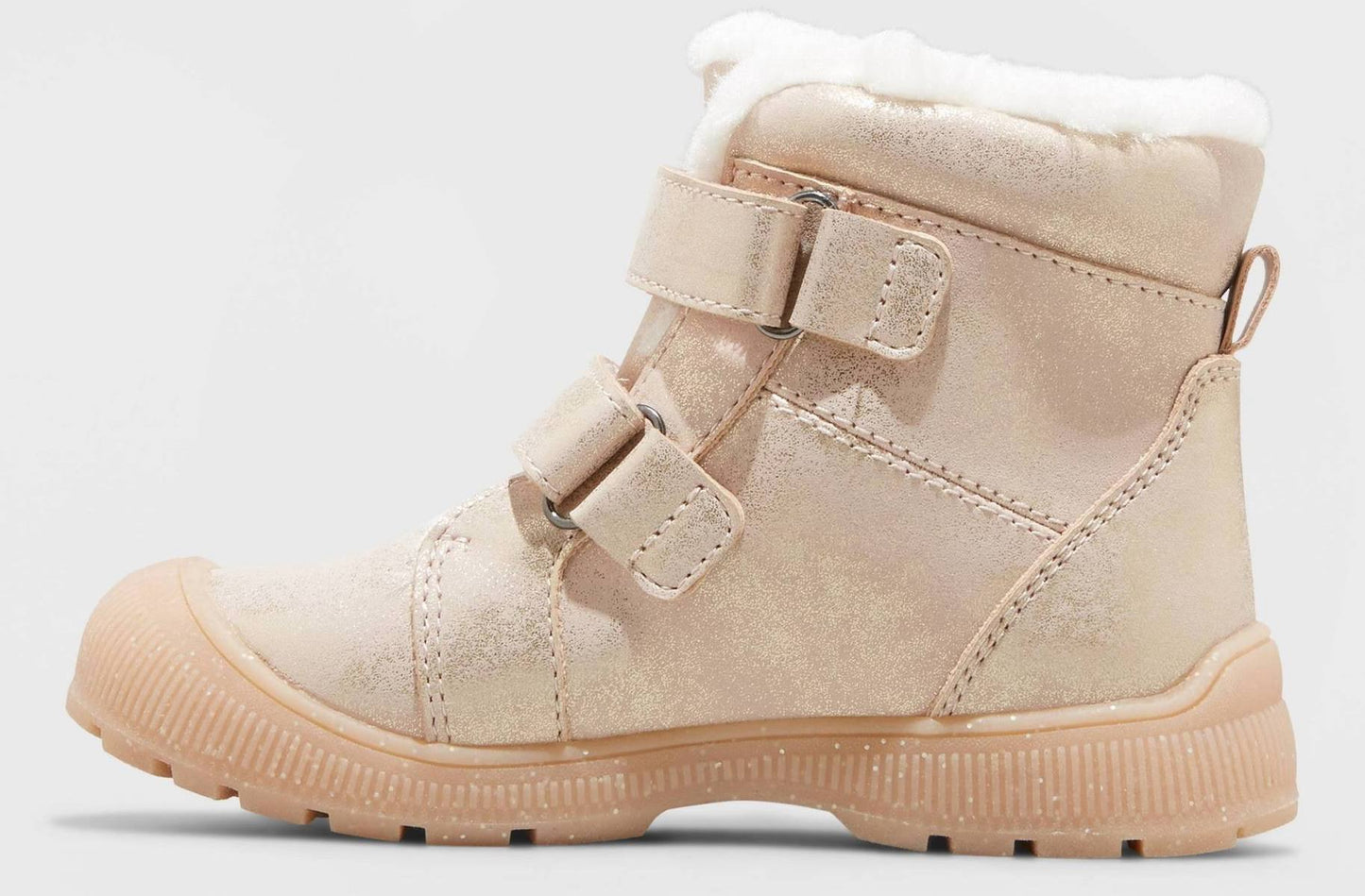 Cat & Jack Toddler ELI Winter Fur Shearling Lined Treaded Boots Pink - CHOOSE SIZE