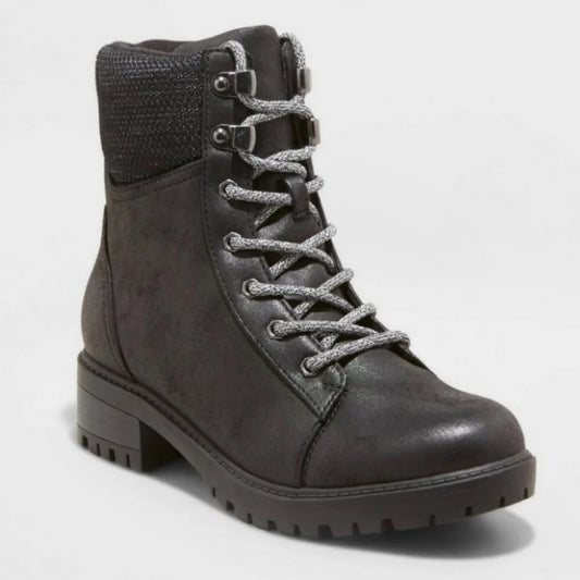Women's Lue Lace-Up Hiking Boots Black- Universal Thread - CHOOSE SIZE