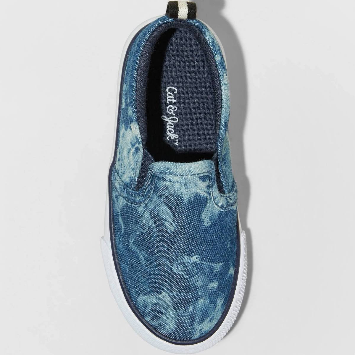 Toddlers' Taylor Slip-On Apparel Sneakers Blue - Cat & Jack - Size 5