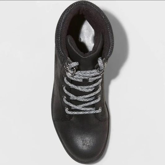 Women's Lue Lace-Up Hiking Boots Black- Universal Thread - CHOOSE SIZE