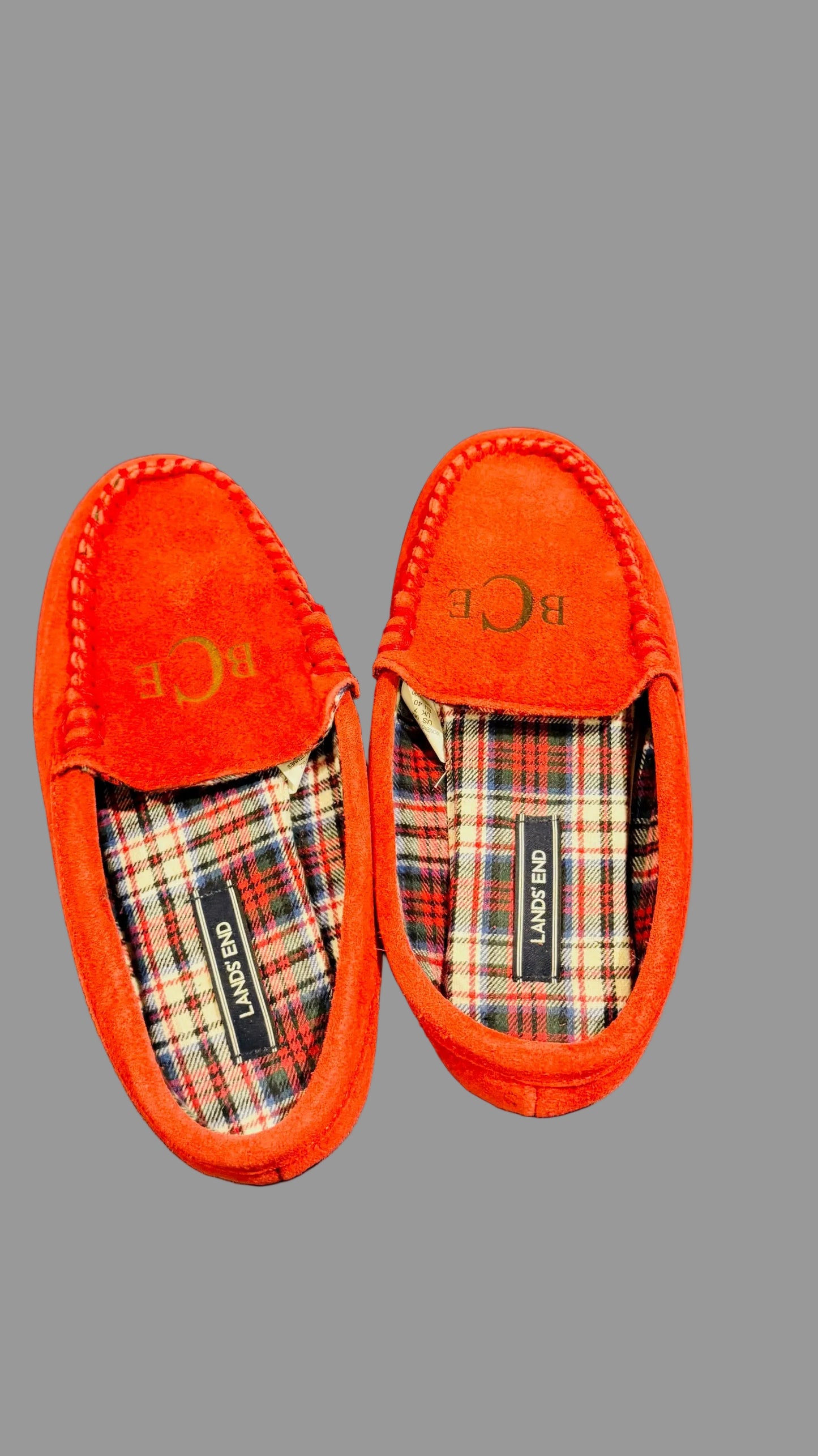 Lands' End Rich Red Women's Clog Slipper - Size 9