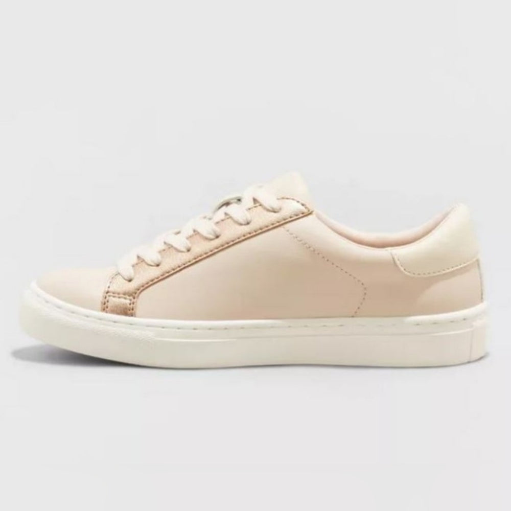 Women's Universal Thread Cadey Sneakers Blush Pink / Gold - Size 11