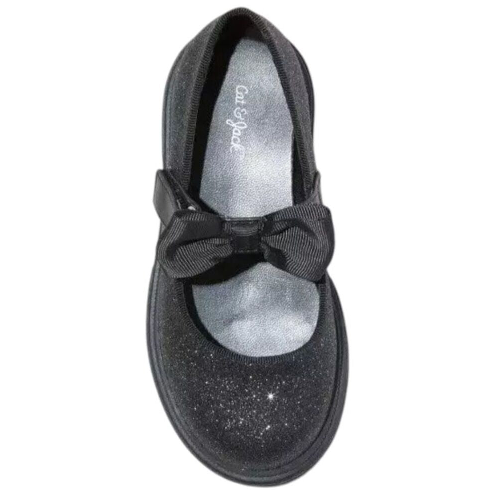 Cat & Jack Toddler Girls Kori Lug Sole Mary Jane Flats Black - Size 7