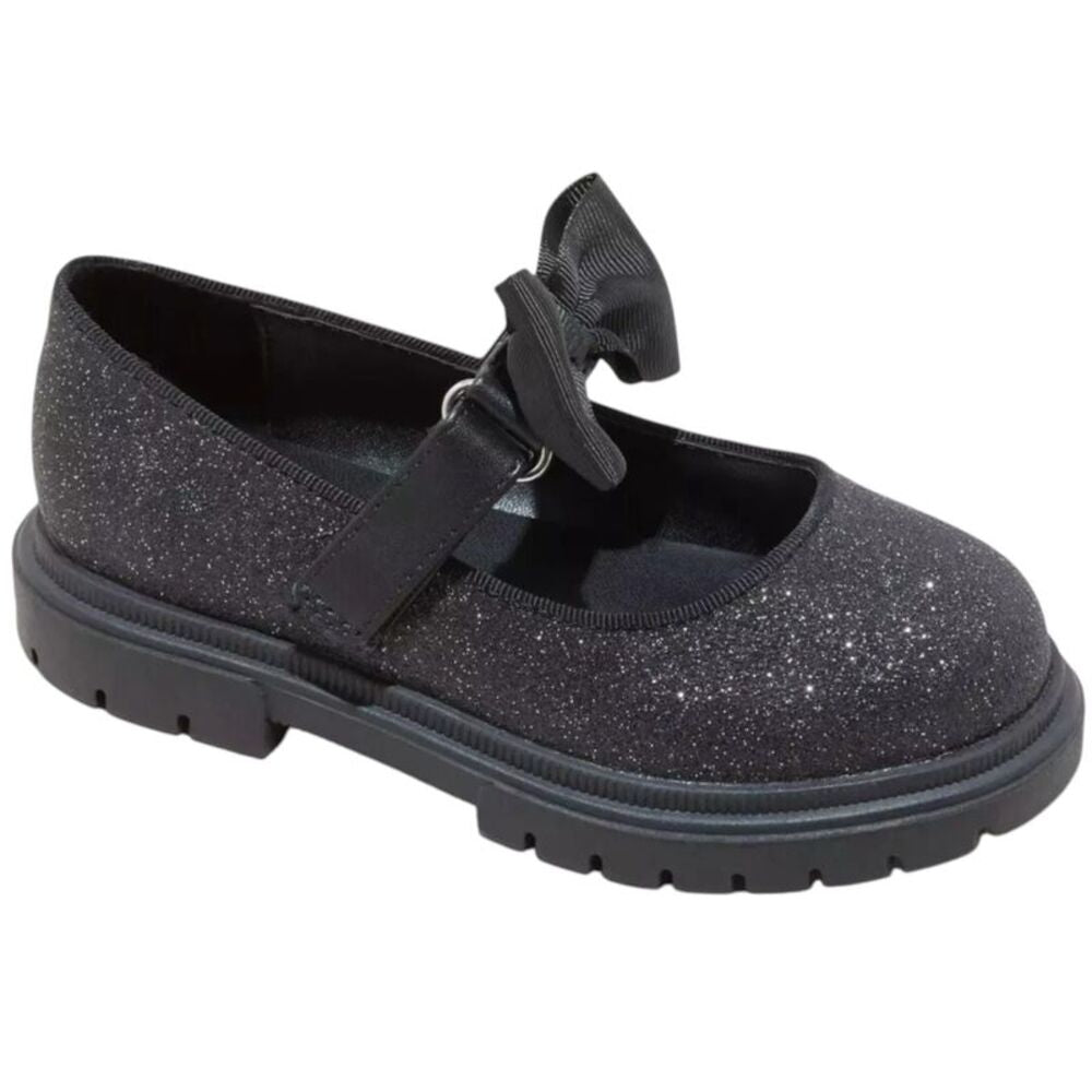 Cat & Jack Toddler Girls Kori Lug Sole Mary Jane Flats Black - Size 7