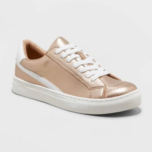 Women's Brittin Sneakers - Universal Thread™ Rose Gold - Size 7