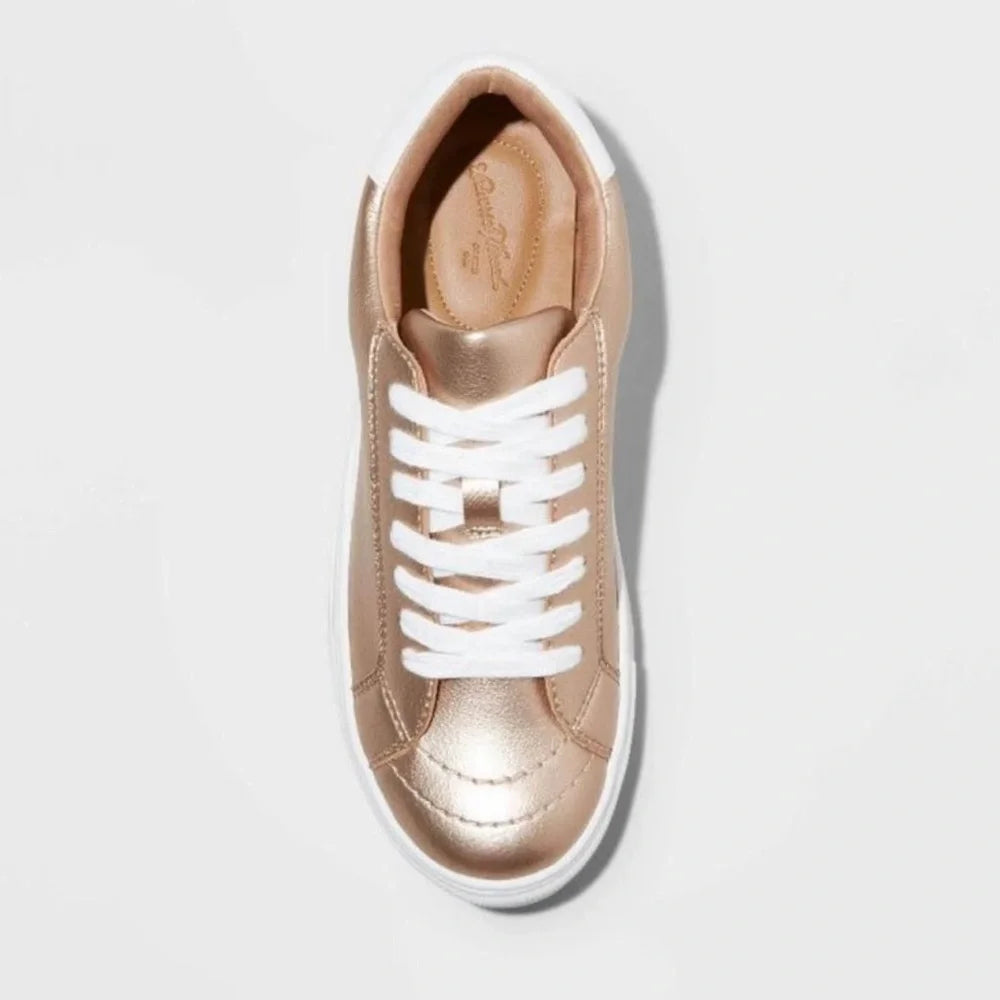 Women's Brittin Sneakers - Universal Thread™ Rose Gold - Size 7