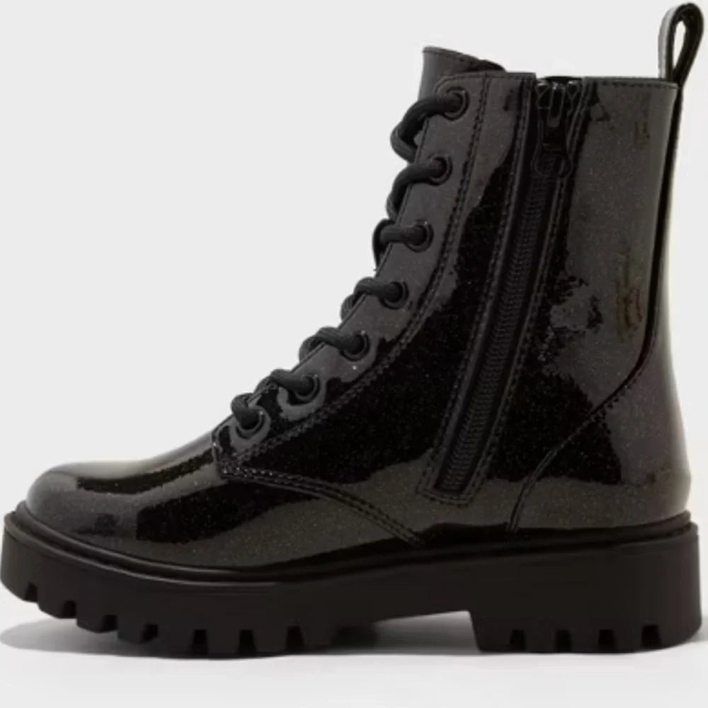Kids' Rochelle Lace-Up Combat Boots - art class™ Black - CHOOSE SIZE