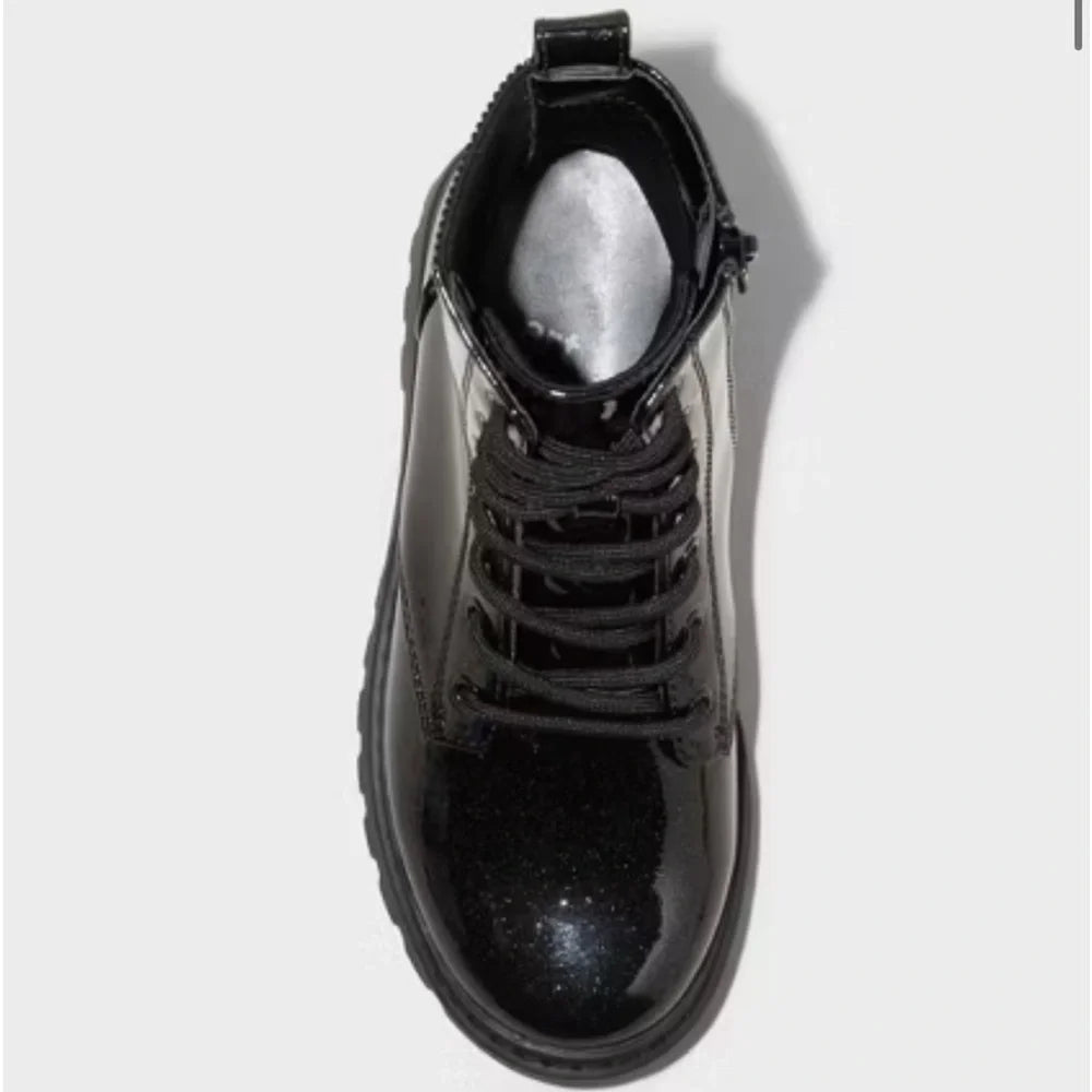 Kids' Rochelle Lace-Up Combat Boots - art class™ Black - CHOOSE SIZE