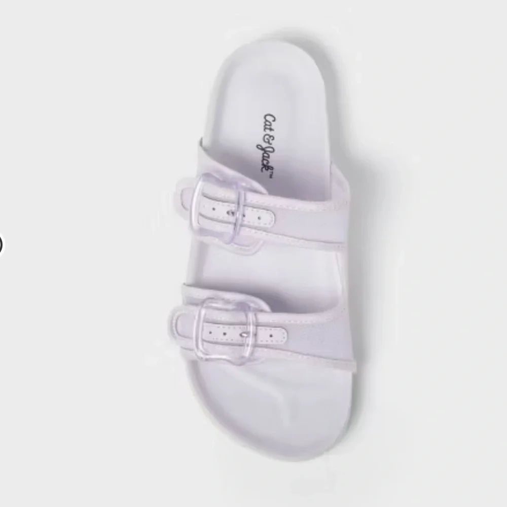 Kids' Kaia Mesh Footbed Sandals - Cat & Jack Purple - CHOOSE SIZE