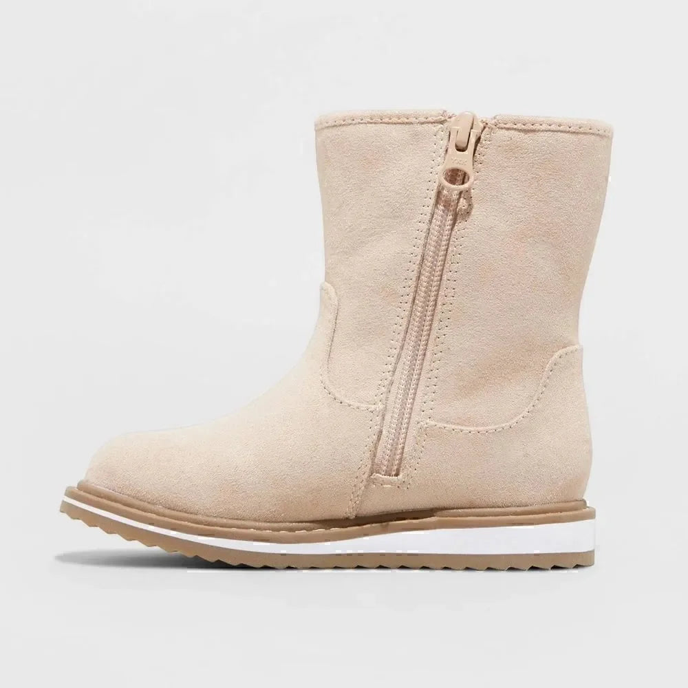 Toddler's Isla Zipper Slip-On Winter Boots - Cat & Jack - CHOOSE SZ