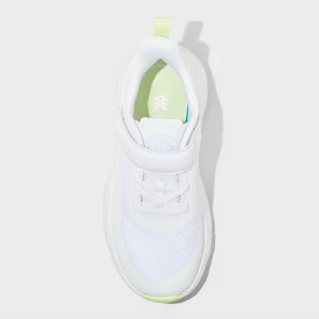 All In Motion Kids' Peyton Performance Sneakers - White - Size 1