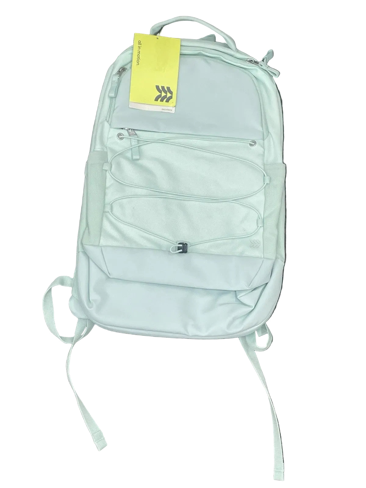 All in motion Sporty 19" Backpack - Mint Green with white accents