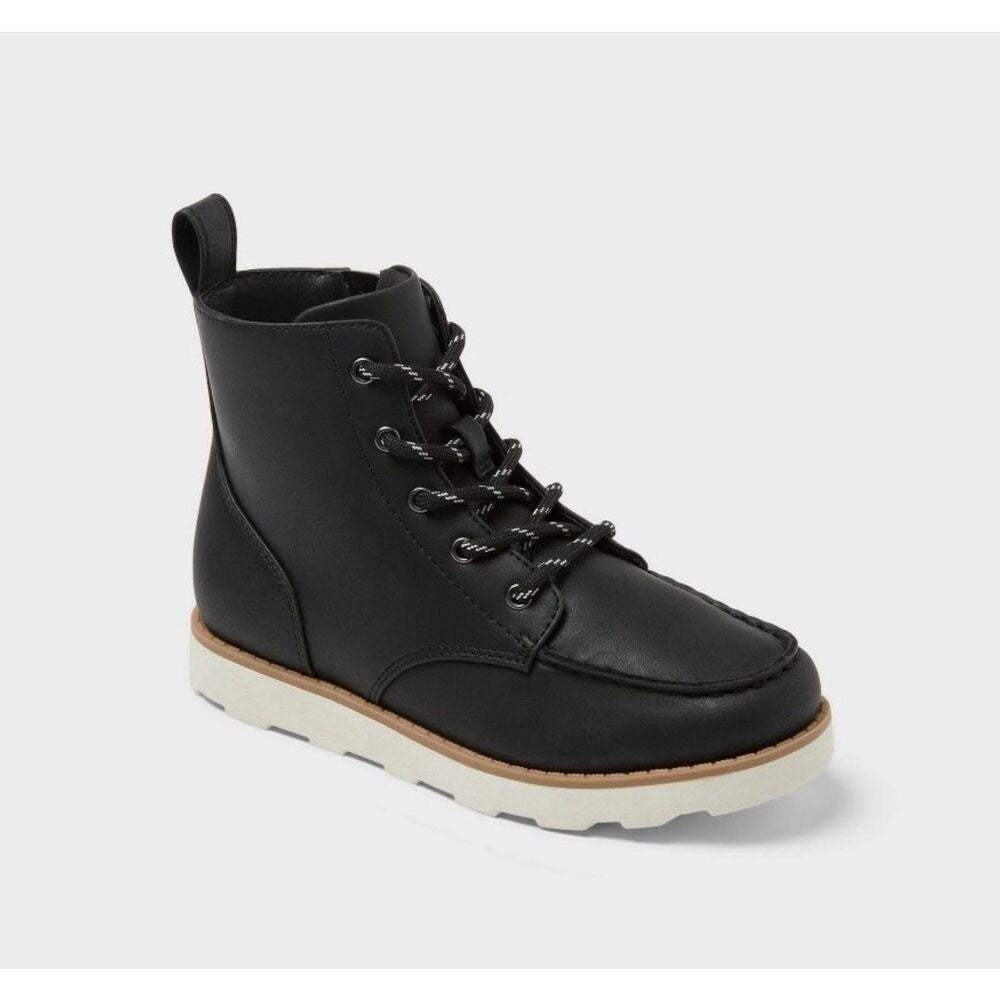 Cat & Jack Boys Bosley Boots Mock Toe Casual Ankle Boot - CHOOSE Sz
