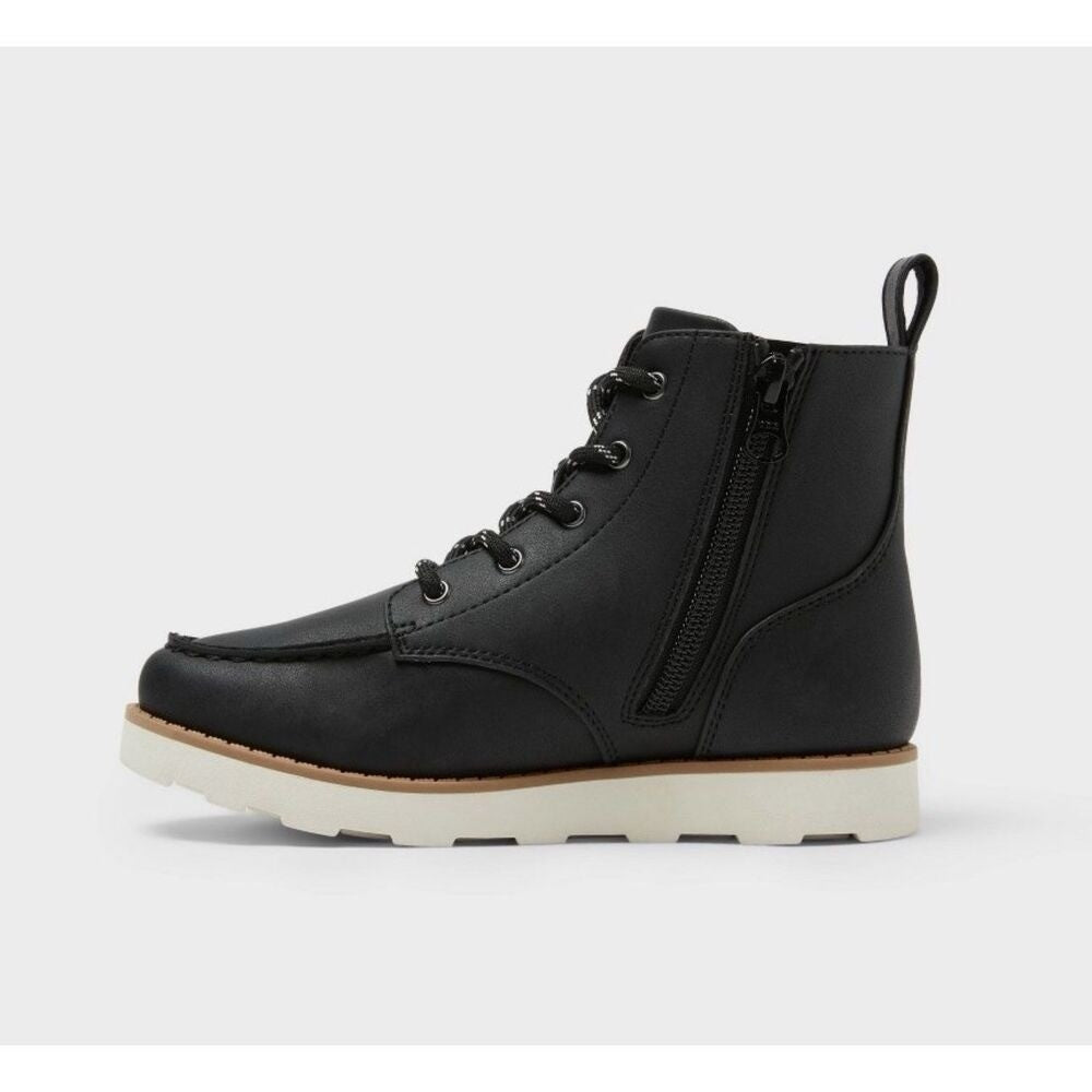 Cat & Jack Boys Bosley Boots Mock Toe Casual Ankle Boot - CHOOSE Sz