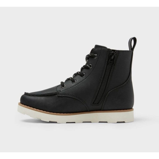 Cat & Jack Boys Bosley Boots Mock Toe Casual Ankle Boot - CHOOSE Sz