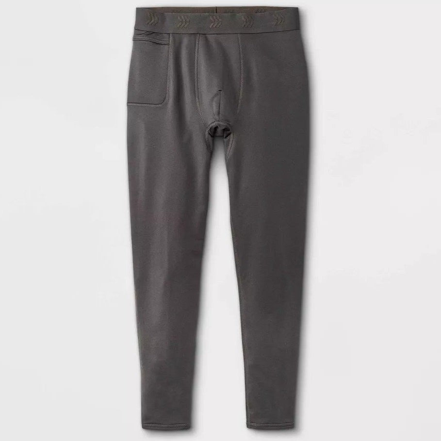 All in Motion Mens Heavyweight Thermal Pants Gray - CHOOSE SIZE