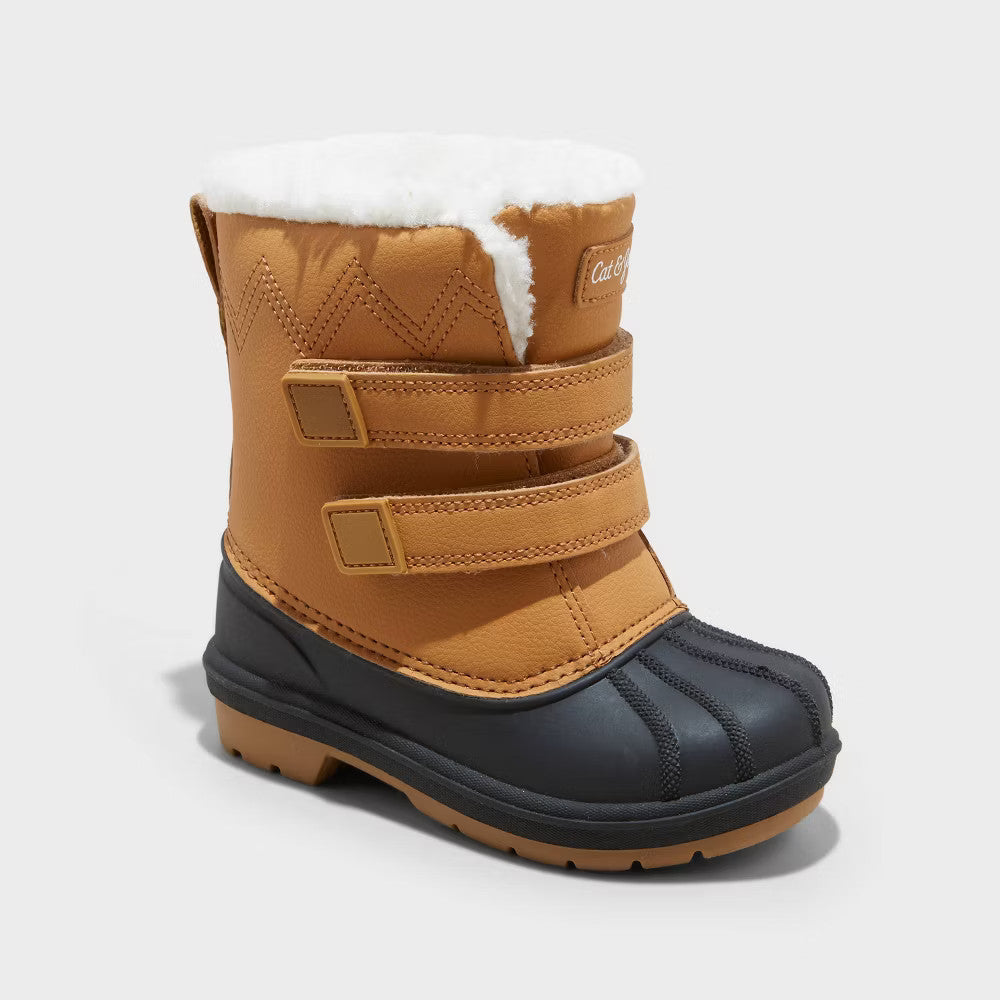 Cat & Jack Toddler Denver  Winter Boots Cognac - CHOOSE SIZE