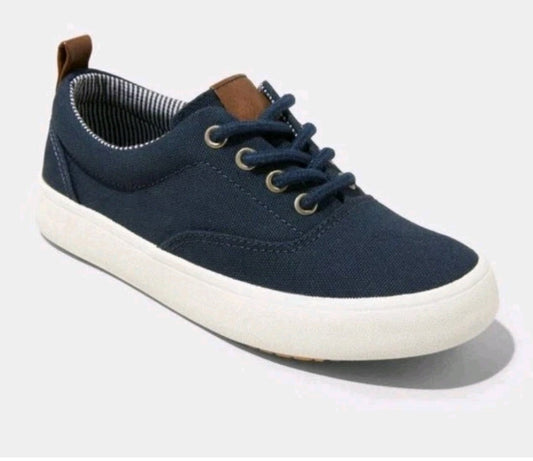 Cat & Jack Kids' Jett Low Top Sneakers Blue - CHOOSE SIZE