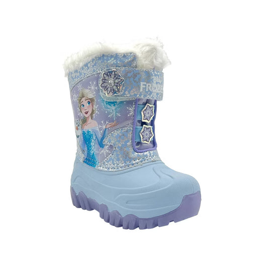Disney Frozen Toddler Lighted Winter Snow Boots Blue - CHOOSE SIZE
