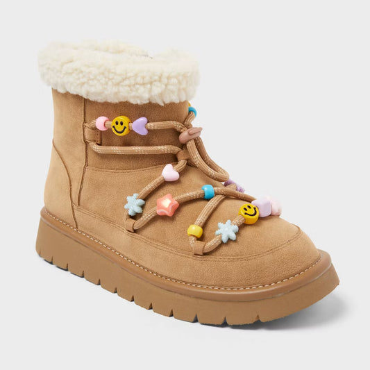 Kids' Char Faux Suede Style Boots  Tan - art class  - CHOOSE SIZE