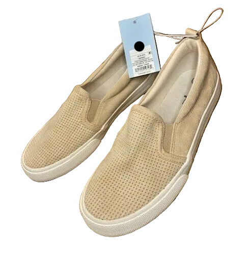 Cat & Jack Toddler Girls' Emilia Slip-On Sneakers Gold - Size 12