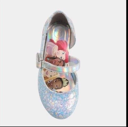 Toddler Girls' Disney Mary Jane Heels - Silver - Size 7