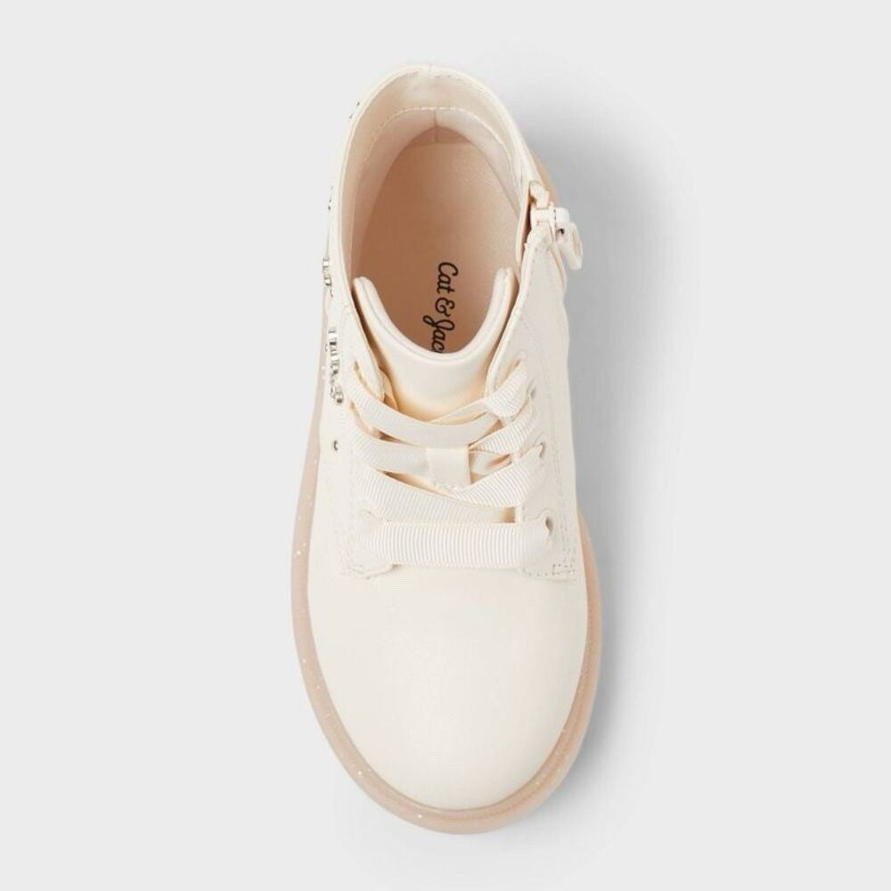 Toddler Amaya Lace-Up Zipper Combat Boots - Cat & Jack