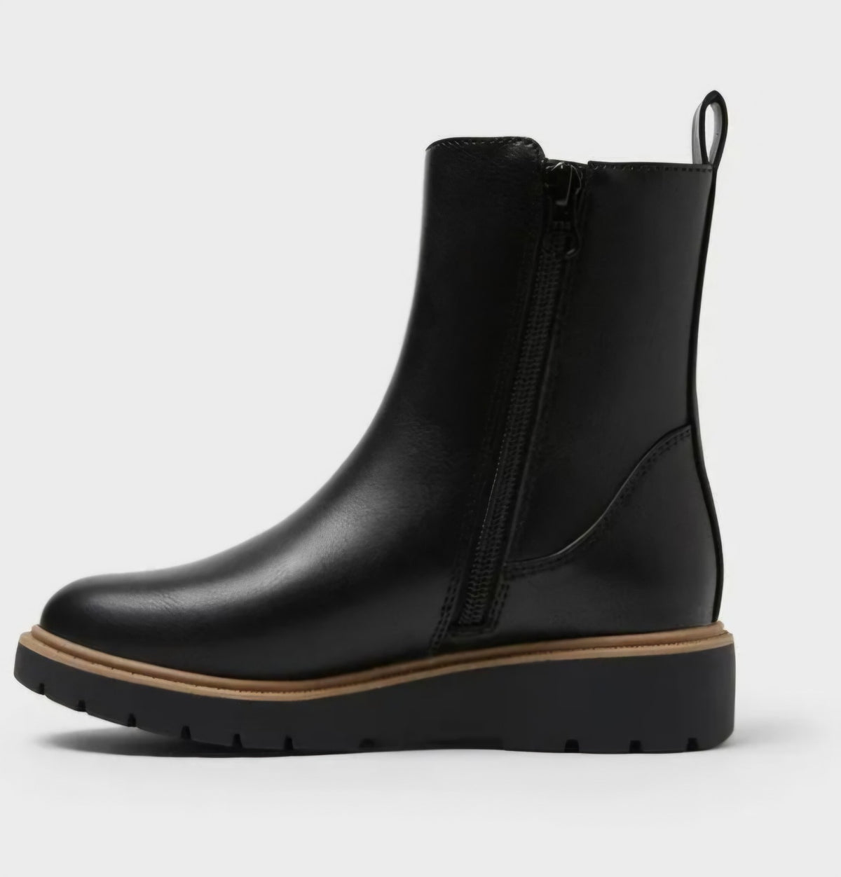 Art Class Girls' Laurel Chelsea Boots Black - Size 2