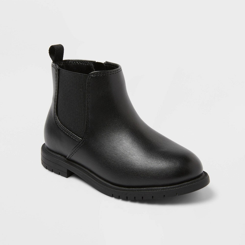 Cat & Jack Toddler Tanner Chelsea Ankle Boots Black