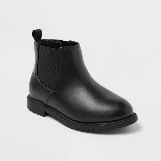 Cat & Jack Toddler Tanner Chelsea Ankle Boots Black