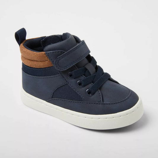 Cat & Jack Toddler Aidan Sneaker Boots Blue - Size 5