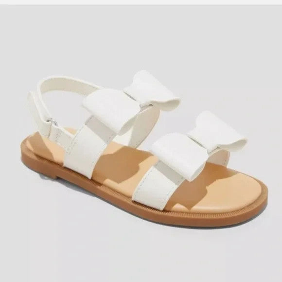 Toddler Girls' Ruby Bow Sandals - Cat & Jack