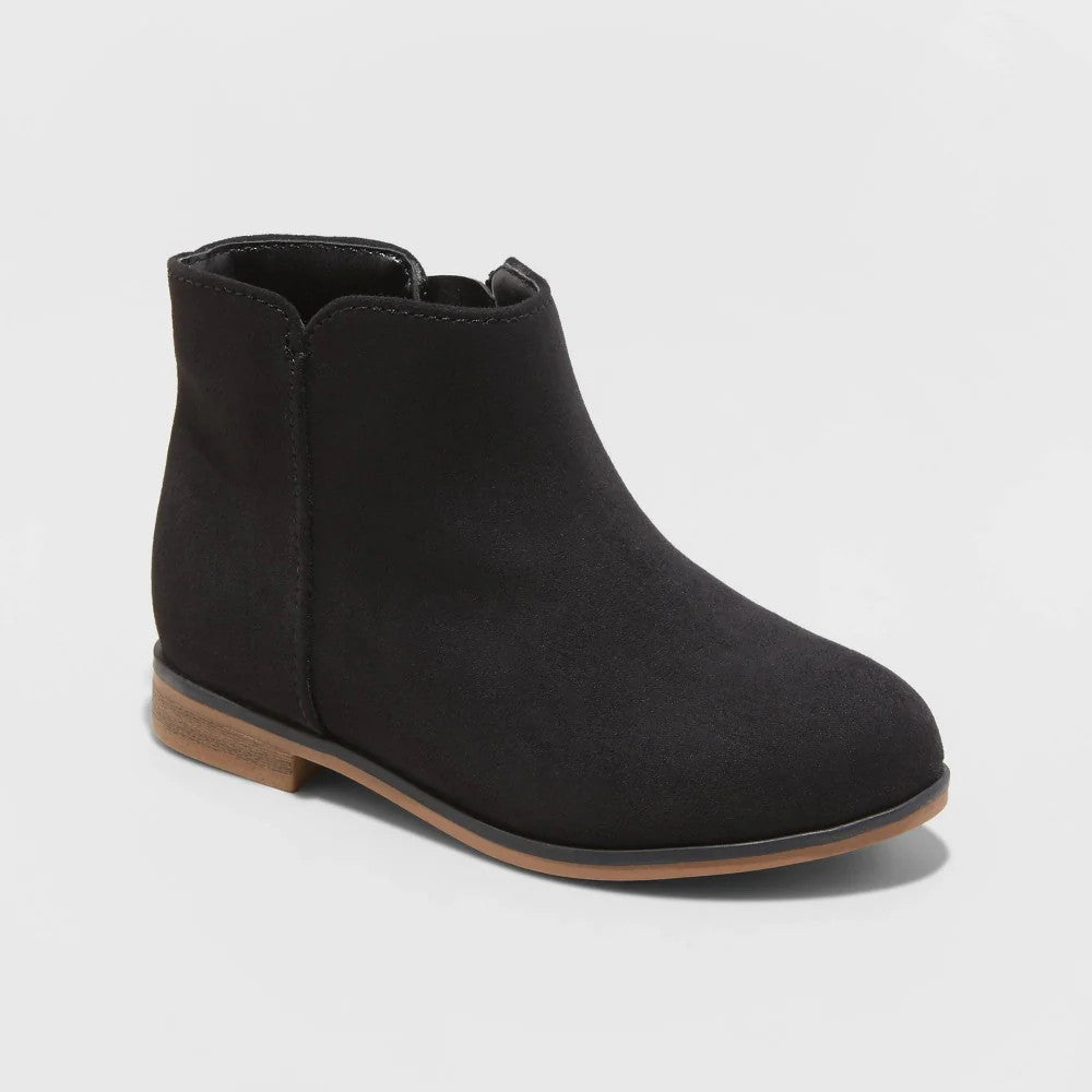 Cat & Jack Toddler's Penelope Slip-On Zipper Booties  - SIZE 6
