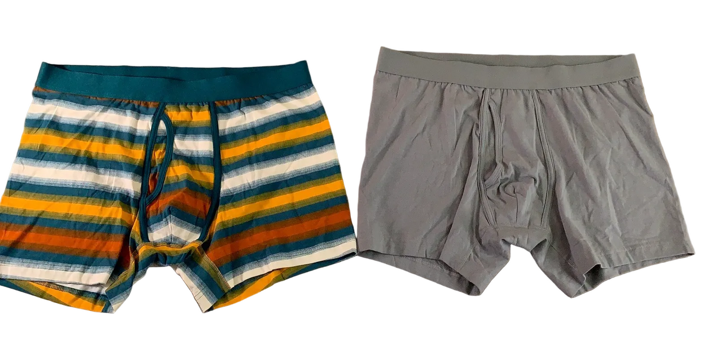 Goodfellow & Co Men's Boxer Briefs Multi Color 2pk - S (28/30)