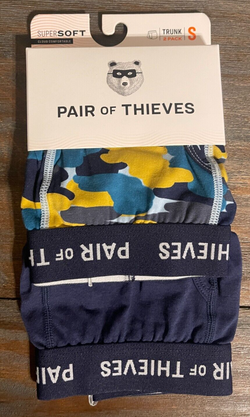 Pair of Thieves Men's Super Soft Trunks Underwear (2pk) - S