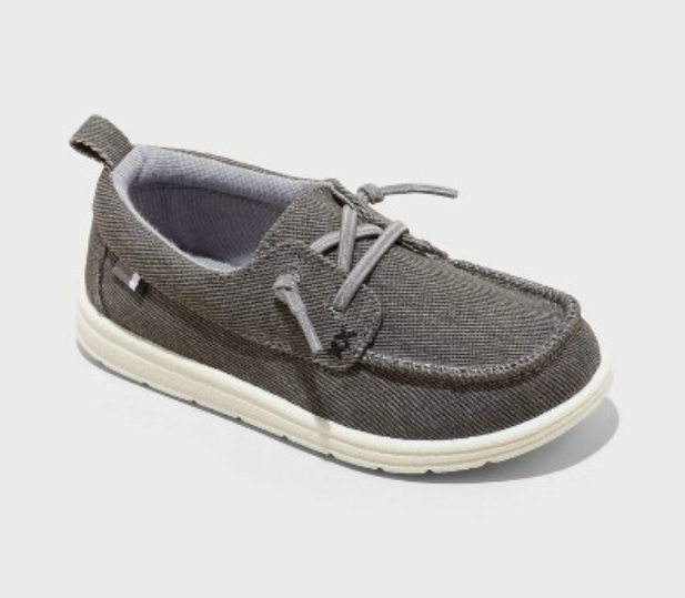 Toddler Bobby Slip On Boat Sneakers Charcoal Gray  Cat & Jack™