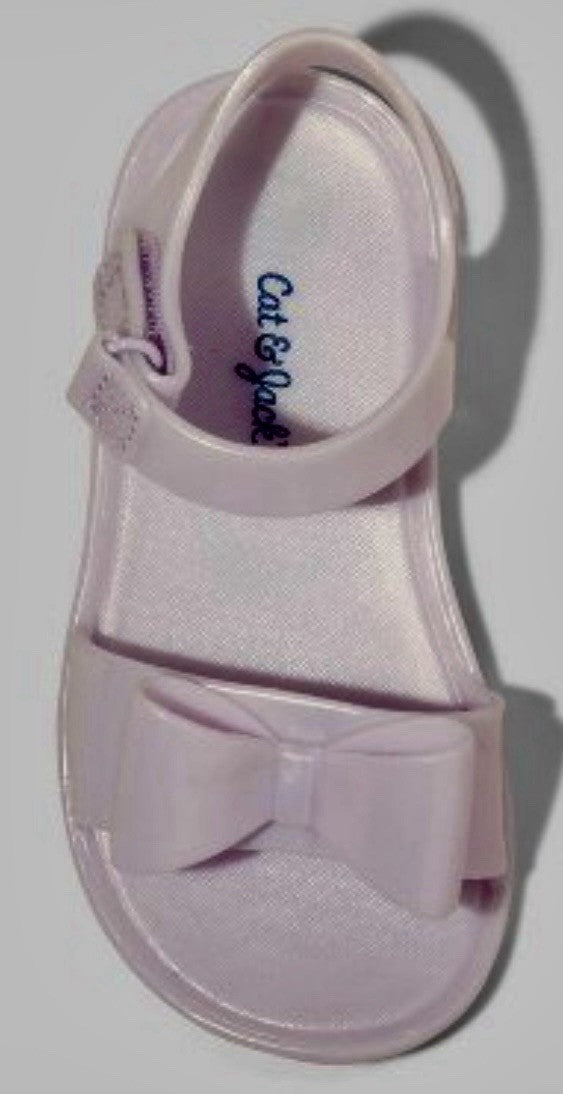 Cat & Jack Toddler Girls Kate Jelly Sandals Purple - Size 12
