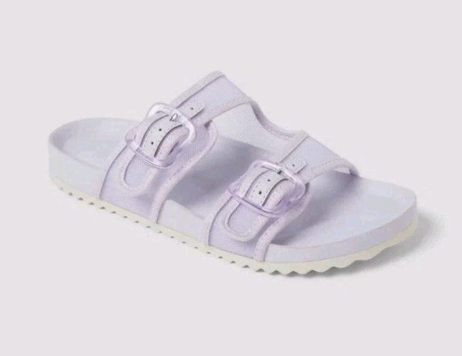 Kids' Kaia Mesh Footbed Sandals - Cat & Jack Purple - CHOOSE SIZE