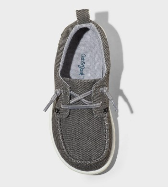 Toddler Bobby Slip On Boat Sneakers Charcoal Gray  Cat & Jack™