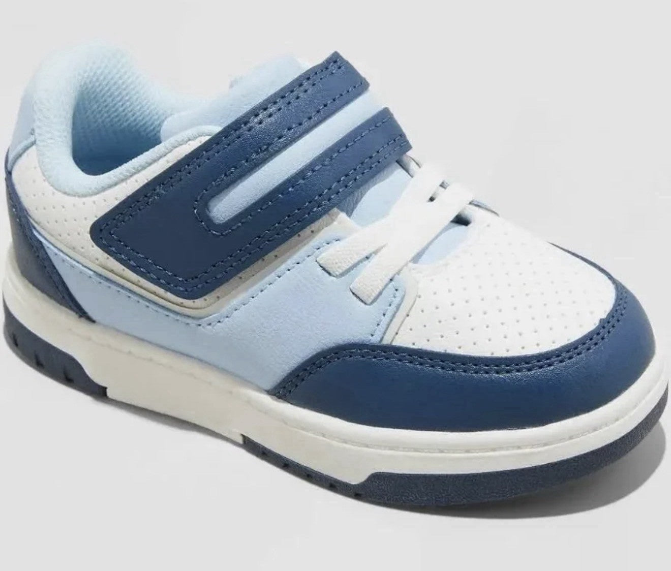 Cat & Jack Toddler Hudson Sneakers Blue White Hook and Loop- CHOOSE Sz