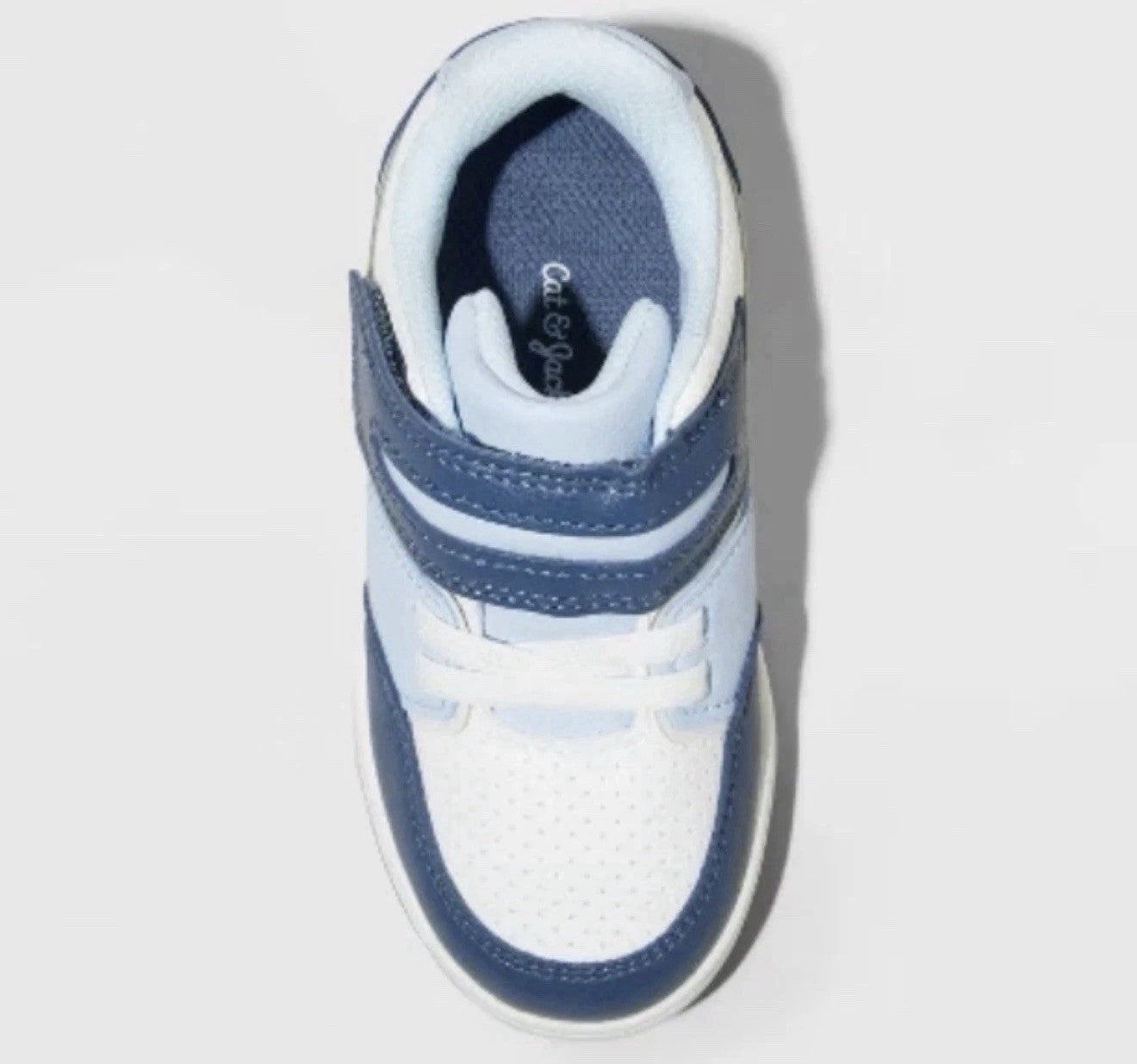Cat & Jack Toddler Hudson Sneakers Blue White Hook and Loop- CHOOSE Sz
