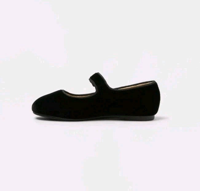 Cat & Jack Toddler Addy Ballet Flats Black - Size 7