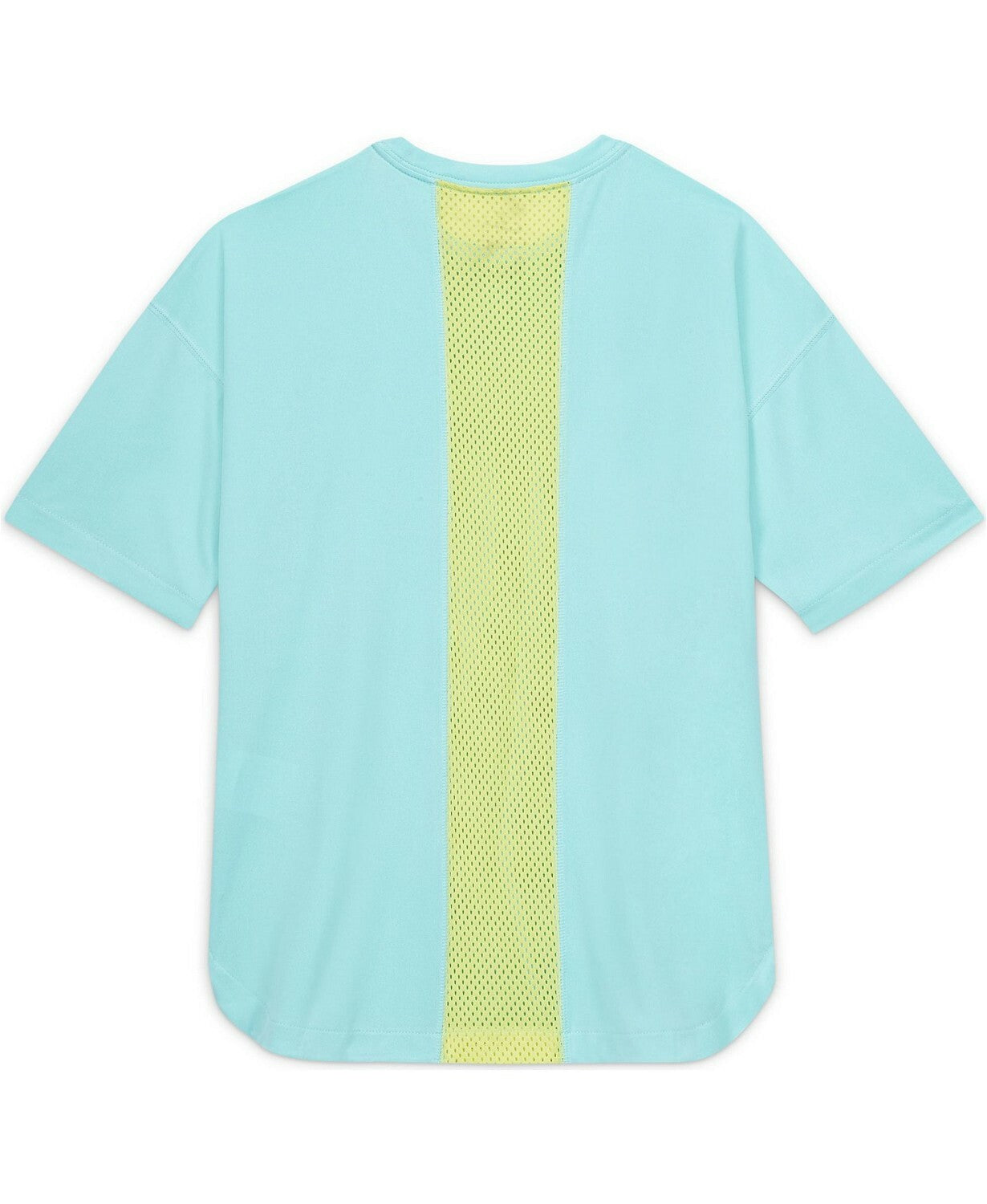 Nike Dri-FIT Big Girls Short-Sleeve Training Shirt Turquoise/Lime- Choose Sz
