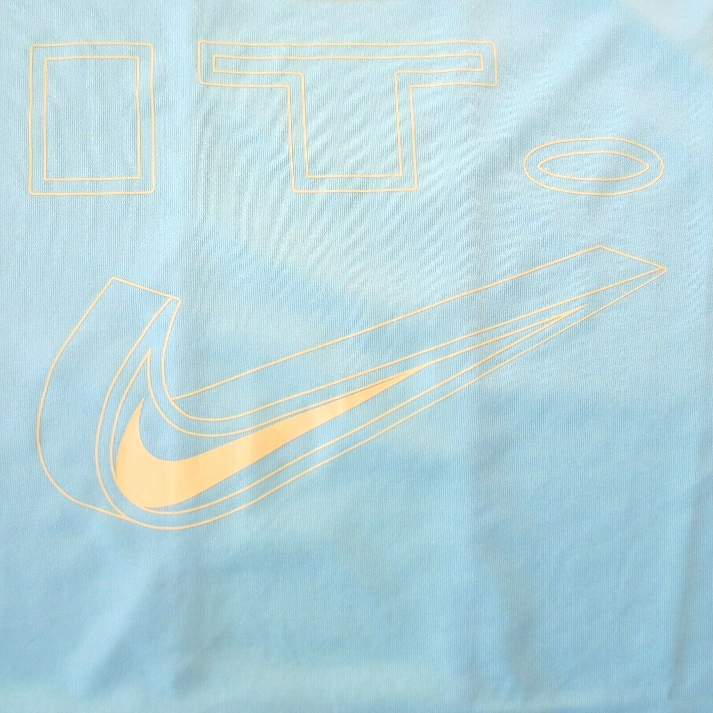 Nike Dri-FIT Big Girls Short-Sleeve Training Shirt Turquoise/Lime- Choose Sz