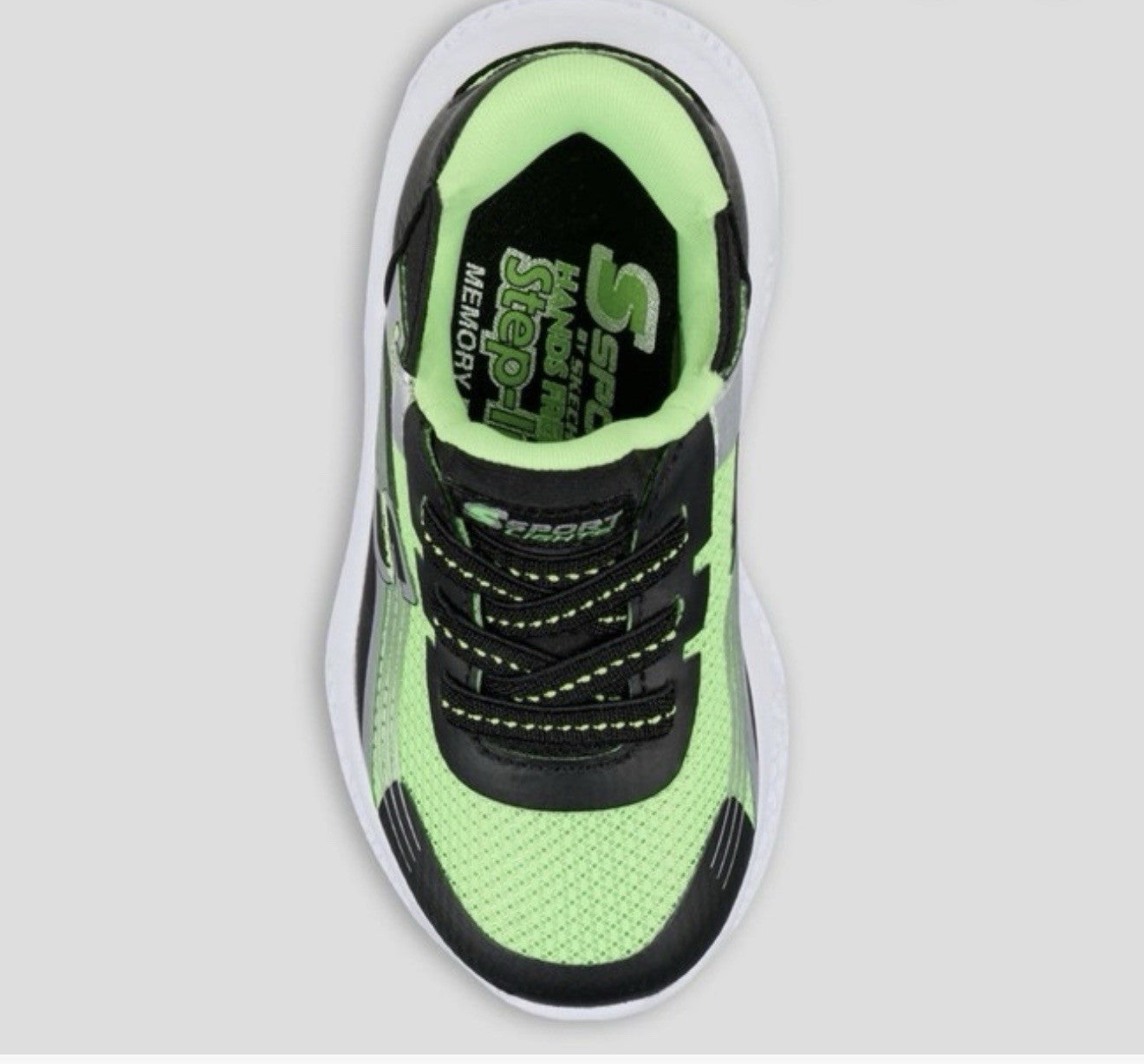 S Sport by Skechers Boys Myles Step-Ins Sneakers Green- Size 10