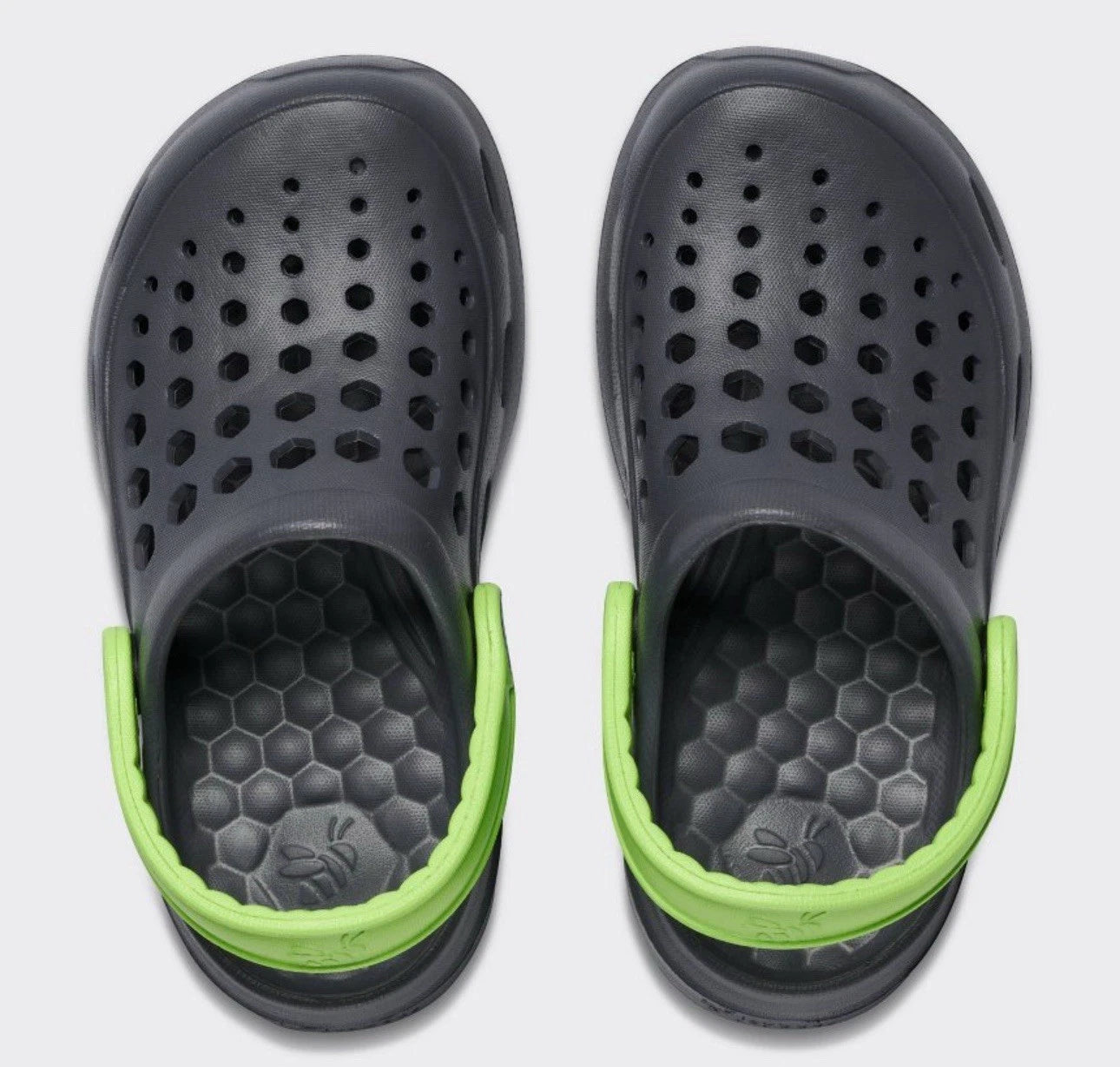 Joybees Toddler Harper Sandals - Lime Green/Charcoal Gray - CHOOSE SIZE